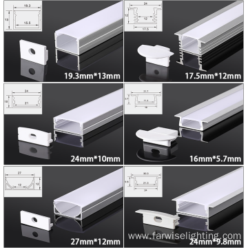 W19 H20 extrusion milky LED led diffuser
